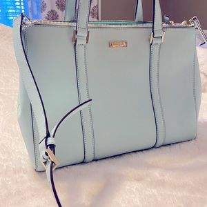 Kate Spade baby blue purse (great size!)